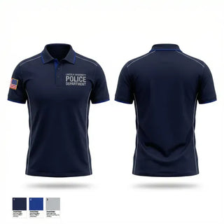Short Sleeve Performance Polo, Lincoln University Police Department, Police, Teamtime, Team time, sublimation, custom sports apparel, team uniforms, spirit wear, spiritwear, sports uniforms, custom shirts, team store, custom team store, fundraiser sports, apparel fundraiser