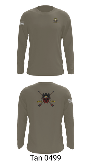 Long Sleeve Performance Shirt, HHC 1ST BN 65TH INF REG, , Teamtime, Team time, sublimation, custom sports apparel, team uniforms, spirit wear, spiritwear, sports uniforms, custom shirts, team store, custom team store, fundraiser sports, apparel fundraiser