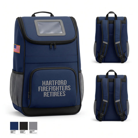 Gear Bag, Hartford Firefighters Retirees, Fire Department, Teamtime, Team time, sublimation, custom sports apparel, team uniforms, spirit wear, spiritwear, sports uniforms, custom shirts, team store, custom team store, fundraiser sports, apparel fundraiser