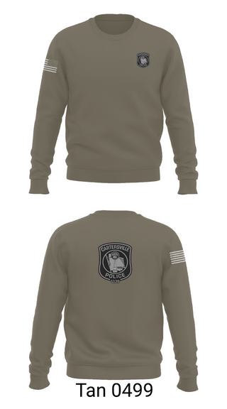 Crew Neck Sweatshirt, Cartersville Police, Police, Teamtime, Team time, sublimation, custom sports apparel, team uniforms, spirit wear, spiritwear, sports uniforms, custom shirts, team store, custom team store, fundraiser sports, apparel fundraiser