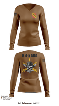 B 4-5 ADA  Women's Long Sleeve V-neck Shirt - 3