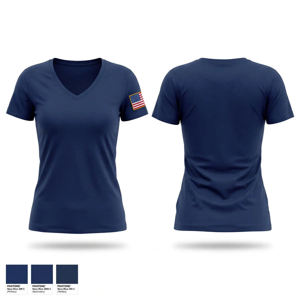 Womens Short Sleeve Vneck Shirt, Yantis Volunteer Fire Department, Fire Department, Teamtime, Team time, sublimation, custom sports apparel, team uniforms, spirit wear, spiritwear, sports uniforms, custom shirts, team store, custom team store, fundraiser sports, apparel fundraiser