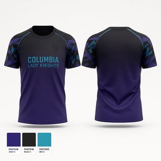 Short Sleeve Performance Shirt, Columbia Lady Knights, Cheer, Teamtime, Team time, sublimation, custom sports apparel, team uniforms, spirit wear, spiritwear, sports uniforms, custom shirts, team store, custom team store, fundraiser sports, apparel fundraiser