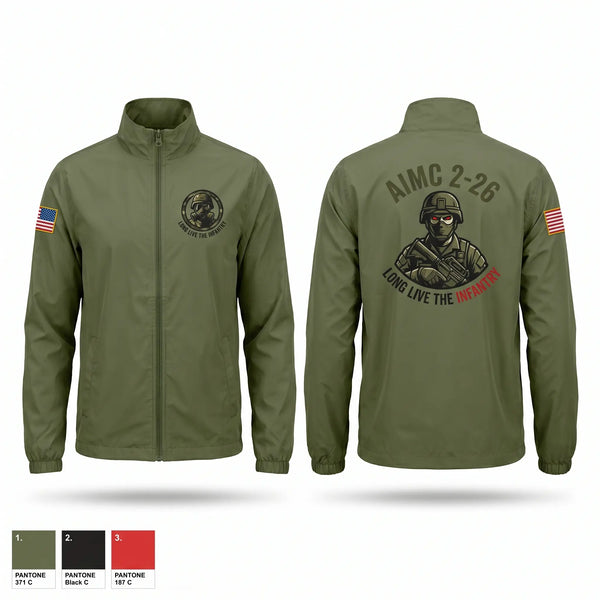 Windbreaker, AIMC 2-26, Marines, Teamtime, Team time, sublimation, custom sports apparel, team uniforms, spirit wear, spiritwear, sports uniforms, custom shirts, team store, custom team store, fundraiser sports, apparel fundraiser