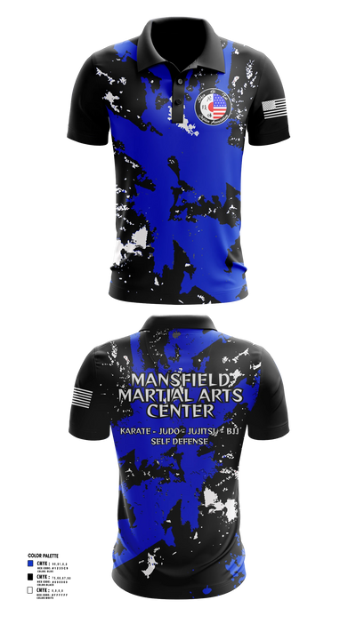 Mansfield Martial Arts Center Short Sleeve Performance Polo - 12 (1)