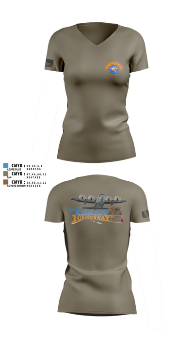 Task Force Bastards 71335130 Women's Short Sleeve V-neck Shirt - 5