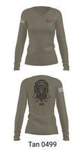 1221st Route Clearance Co. 10953211 Women's Long Sleeve V-neck Shirt - 73