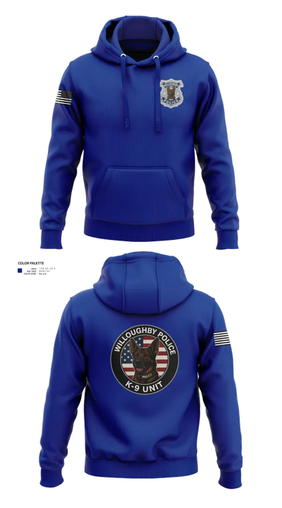 Willoughby Police K9 Unit 23687363 Hoodie - 31