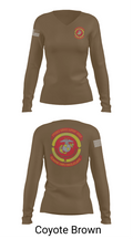 Det ‘A’ 2nd FSSG 3406269 Women's Long Sleeve V-neck Shirt - 17