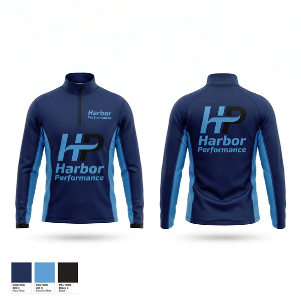 Quarter Zip Jacket, Harbor Performance, Baseball, Teamtime, Team time, sublimation, custom sports apparel, team uniforms, spirit wear, spiritwear, sports uniforms, custom shirts, team store, custom team store, fundraiser sports, apparel fundraiser