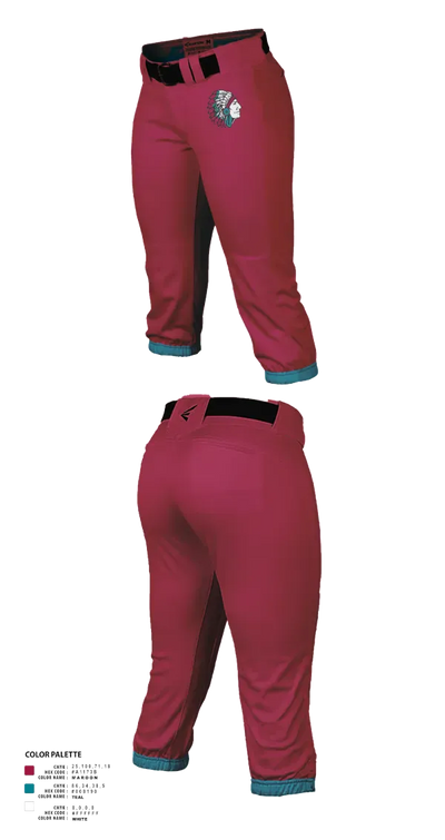 Shiprock High School Softball 65256762 Softball Pants - 1