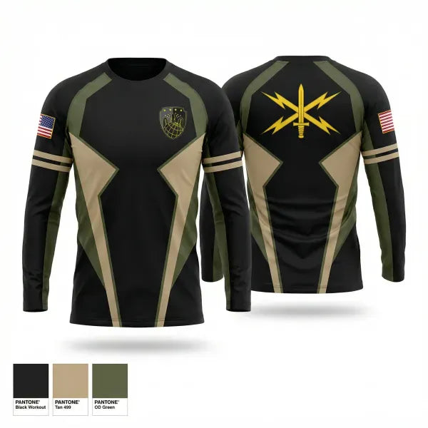 Long Sleeve Performance Shirt, 11th Cyber BN, Army, Teamtime, Team time, sublimation, custom sports apparel, team uniforms, spirit wear, spiritwear, sports uniforms, custom shirts, team store, custom team store, fundraiser sports, apparel fundraiser