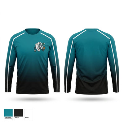 Mendota Aztecs 45908092 Long Sleeve Performance Shirt 1