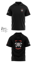 Eastbrook Football 93243823 Short Sleeve Performance Shirt with hood - 3