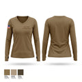 cruiser milwaukee 94481897 Women's Long Sleeve V-neck Shirt - 1