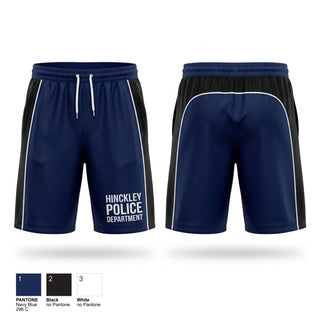 Athletic Shorts With Pockets, Hinckley Police Department, Police, Teamtime, Team time, sublimation, custom sports apparel, team uniforms, spirit wear, spiritwear, sports uniforms, custom shirts, team store, custom team store, fundraiser sports, apparel fundraiser