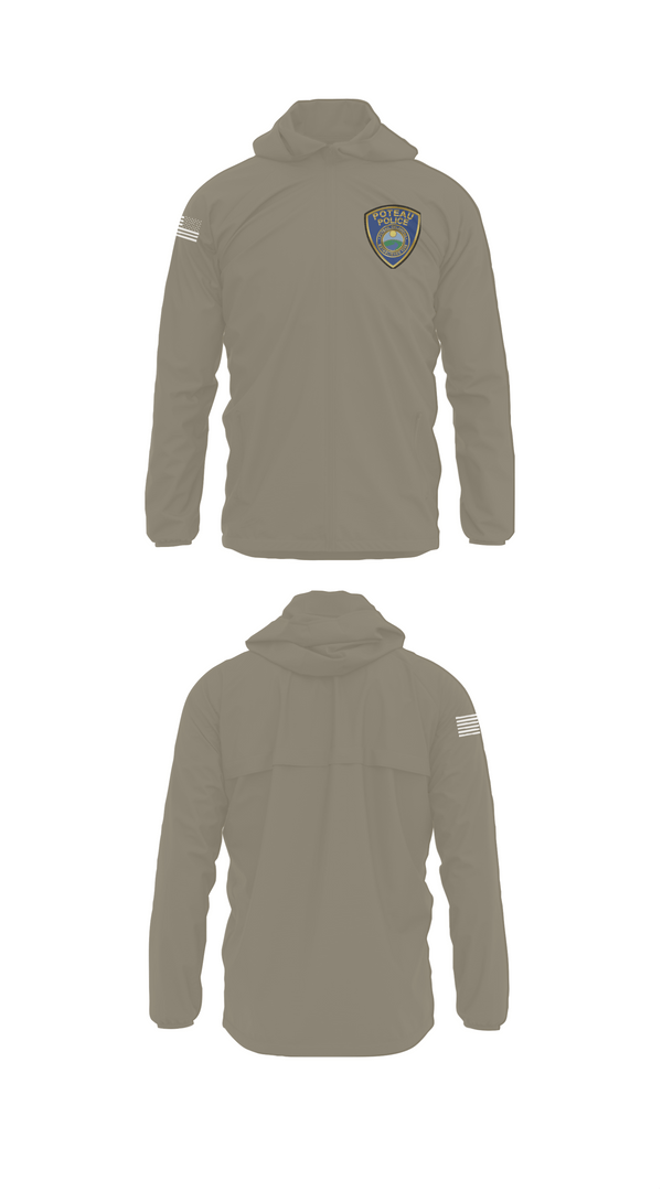 Windbreaker, Poteau Police Department, Police, Teamtime, Team time, sublimation, custom sports apparel, team uniforms, spirit wear, spiritwear, sports uniforms, custom shirts, team store, custom team store, fundraiser sports, apparel fundraiser