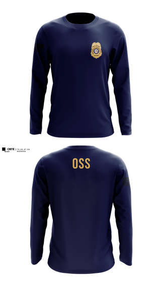 Long Sleeve Performance Shirt, Office of School Safety, Police, Teamtime, Team time, sublimation, custom sports apparel, team uniforms, spirit wear, spiritwear, sports uniforms, custom shirts, team store, custom team store, fundraiser sports, apparel fundraiser