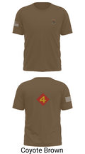 14th Marine regiment 4th Marine corps division 57481844 Short Sleeve Performance Shirt - 16