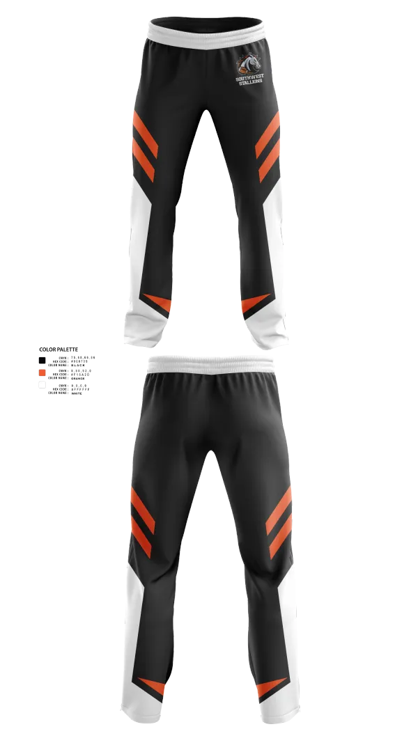 Sweatpants, Southwest Stallions, , Teamtime, Team time, sublimation, custom sports apparel, team uniforms, spirit wear, spiritwear, sports uniforms, custom shirts, team store, custom team store, fundraiser sports, apparel fundraiser