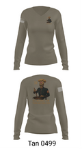 1/1 79965070 Women's Long Sleeve V-neck Shirt - 76