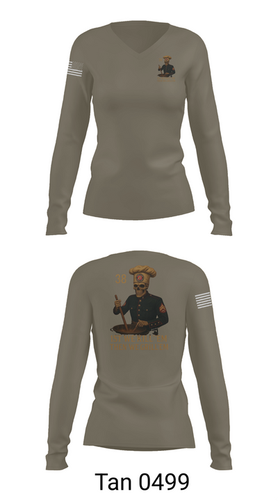 1/1 79965070 Women's Long Sleeve V-neck Shirt - 76