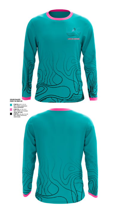 Lakes Area Composite 97507041 Long Sleeve Performance Shirt 1