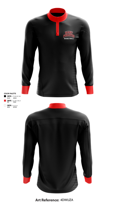 Hart Pirates 55316114 Quarter Zip Jacket - 1