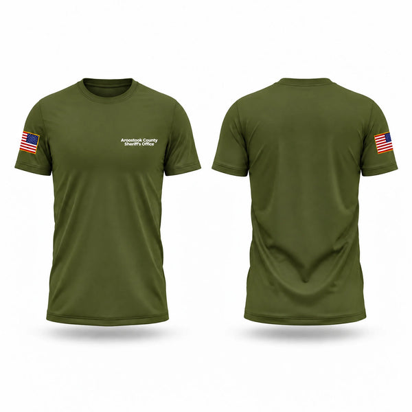 Aroostook County Sheriff's Office Short Sleeve Performance Shirt - 1