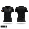 Massachusetts Port Authority Police Women's Short Sleeve V-neck Shirt - 1