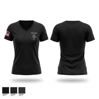 Womens Short Sleeve Vneck Shirt, Massachusetts Port Authority Police, Police, Teamtime, Team time, sublimation, custom sports apparel, team uniforms, spirit wear, spiritwear, sports uniforms, custom shirts, team store, custom team store, fundraiser sports, apparel fundraiser