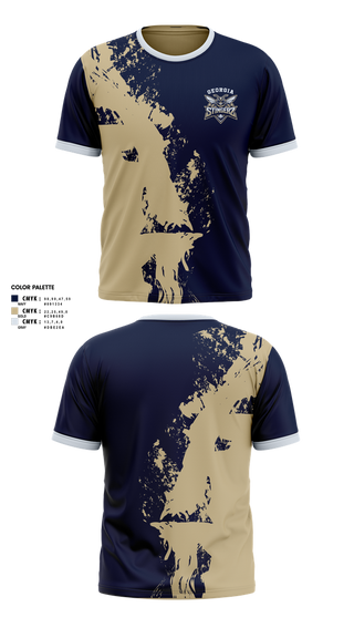 Short Sleeve Performance Shirt, Georgia Stingerz, Baseball, Teamtime, Team time, sublimation, custom sports apparel, team uniforms, spirit wear, spiritwear, sports uniforms, custom shirts, team store, custom team store, fundraiser sports, apparel fundraiser