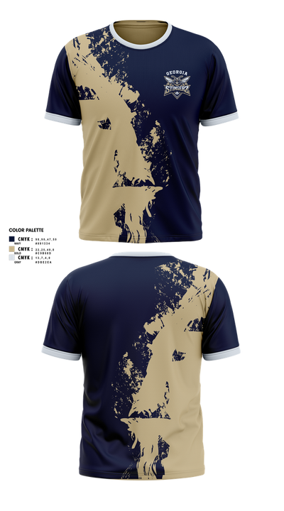 Georgia Stingerz 36850380 Short Sleeve Performance Shirt - 1
