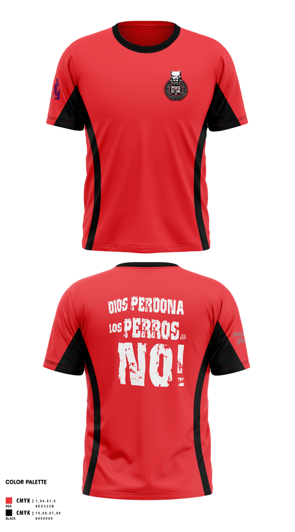 Short Sleeve Performance Shirt, PERROS DEL MAL FC, Men's Soccer, Teamtime, Team time, sublimation, custom sports apparel, team uniforms, spirit wear, spiritwear, sports uniforms, custom shirts, team store, custom team store, fundraiser sports, apparel fundraiser