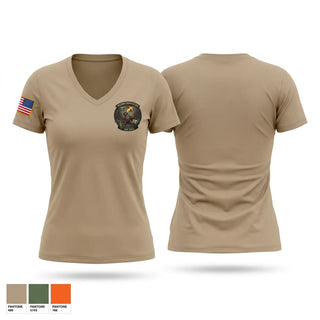 Womens Short Sleeve Vneck Shirt, FBI PX C-UAS, Police, Teamtime, Team time, sublimation, custom sports apparel, team uniforms, spirit wear, spiritwear, sports uniforms, custom shirts, team store, custom team store, fundraiser sports, apparel fundraiser