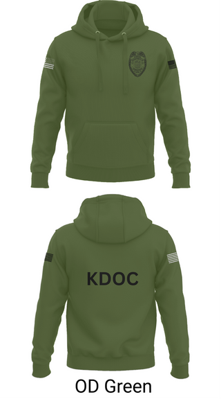 Hoodie, KDOC, Police, Teamtime, Team time, sublimation, custom sports apparel, team uniforms, spirit wear, spiritwear, sports uniforms, custom shirts, team store, custom team store, fundraiser sports, apparel fundraiser