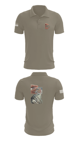 Short Sleeve Performance Polo, 655 TC ROAD DAWGS, Army, Teamtime, Team time, sublimation, custom sports apparel, team uniforms, spirit wear, spiritwear, sports uniforms, custom shirts, team store, custom team store, fundraiser sports, apparel fundraiser