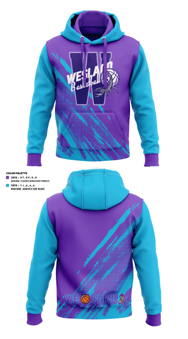 Hoodie, Weslaco Scorpions, Men's Basketball, Teamtime, Team time, sublimation, custom sports apparel, team uniforms, spirit wear, spiritwear, sports uniforms, custom shirts, team store, custom team store, fundraiser sports, apparel fundraiser