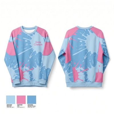 Gals Cheers Crew Neck Sweatshirt - 1