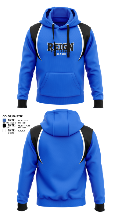 Reign volleyball Orlando Hoodie - 1