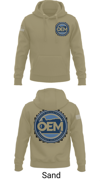 Hoodie, Oregon Emergency Management, Police, Teamtime, Team time, sublimation, custom sports apparel, team uniforms, spirit wear, spiritwear, sports uniforms, custom shirts, team store, custom team store, fundraiser sports, apparel fundraiser