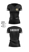 SHERIFF 91932219 Women's Short Sleeve V-neck Shirt - 11