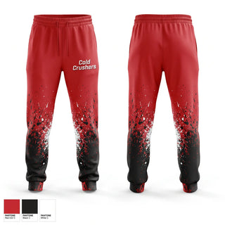 Sweatpants, Cold Crushers, Softball, Teamtime, Team time, sublimation, custom sports apparel, team uniforms, spirit wear, spiritwear, sports uniforms, custom shirts, team store, custom team store, fundraiser sports, apparel fundraiser