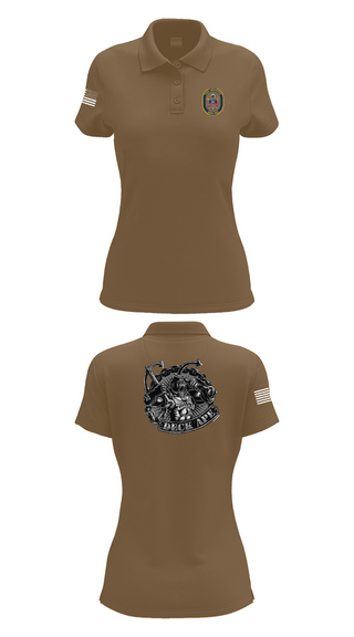 Womens Short Sleeve Performance Polo, DDG 103 OD, , Teamtime, Team time, sublimation, custom sports apparel, team uniforms, spirit wear, spiritwear, sports uniforms, custom shirts, team store, custom team store, fundraiser sports, apparel fundraiser