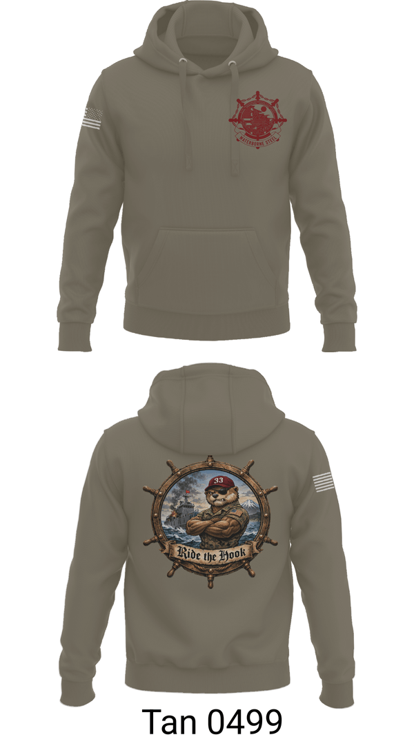 Hoodie, Ride The Hook, Army, Teamtime, Team time, sublimation, custom sports apparel, team uniforms, spirit wear, spiritwear, sports uniforms, custom shirts, team store, custom team store, fundraiser sports, apparel fundraiser