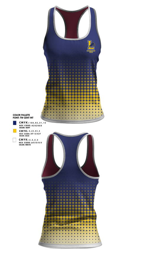Tank Top, Lockport Lions, Cheer, Teamtime, Team time, sublimation, custom sports apparel, team uniforms, spirit wear, spiritwear, sports uniforms, custom shirts, team store, custom team store, fundraiser sports, apparel fundraiser