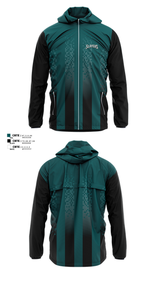 Windbreaker, Slayers, Softball, Teamtime, Team time, sublimation, custom sports apparel, team uniforms, spirit wear, spiritwear, sports uniforms, custom shirts, team store, custom team store, fundraiser sports, apparel fundraiser