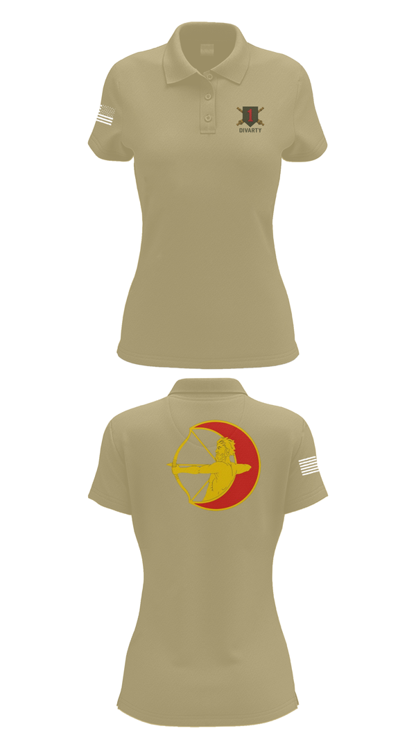 Womens Short Sleeve Performance Polo, 1ID DIVARTY, , Teamtime, Team time, sublimation, custom sports apparel, team uniforms, spirit wear, spiritwear, sports uniforms, custom shirts, team store, custom team store, fundraiser sports, apparel fundraiser