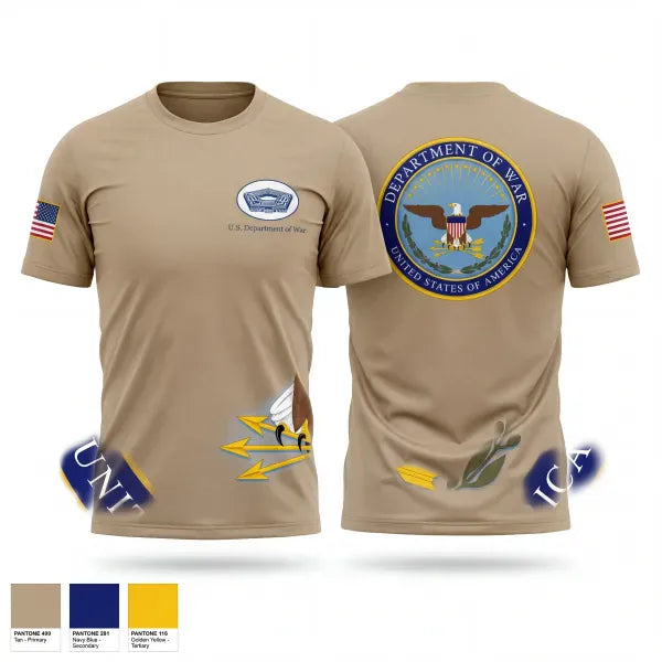 Short Sleeve Performance Shirt, Department of War, Army, Teamtime, Team time, sublimation, custom sports apparel, team uniforms, spirit wear, spiritwear, sports uniforms, custom shirts, team store, custom team store, fundraiser sports, apparel fundraiser