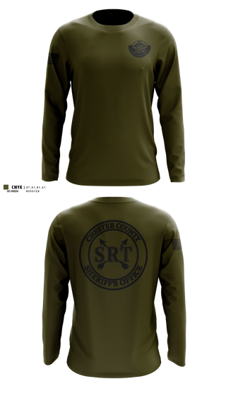 Long Sleeve Performance Shirt, Chester County Sheriff’s Office SRT - SC, Police, Teamtime, Team time, sublimation, custom sports apparel, team uniforms, spirit wear, spiritwear, sports uniforms, custom shirts, team store, custom team store, fundraiser sports, apparel fundraiser